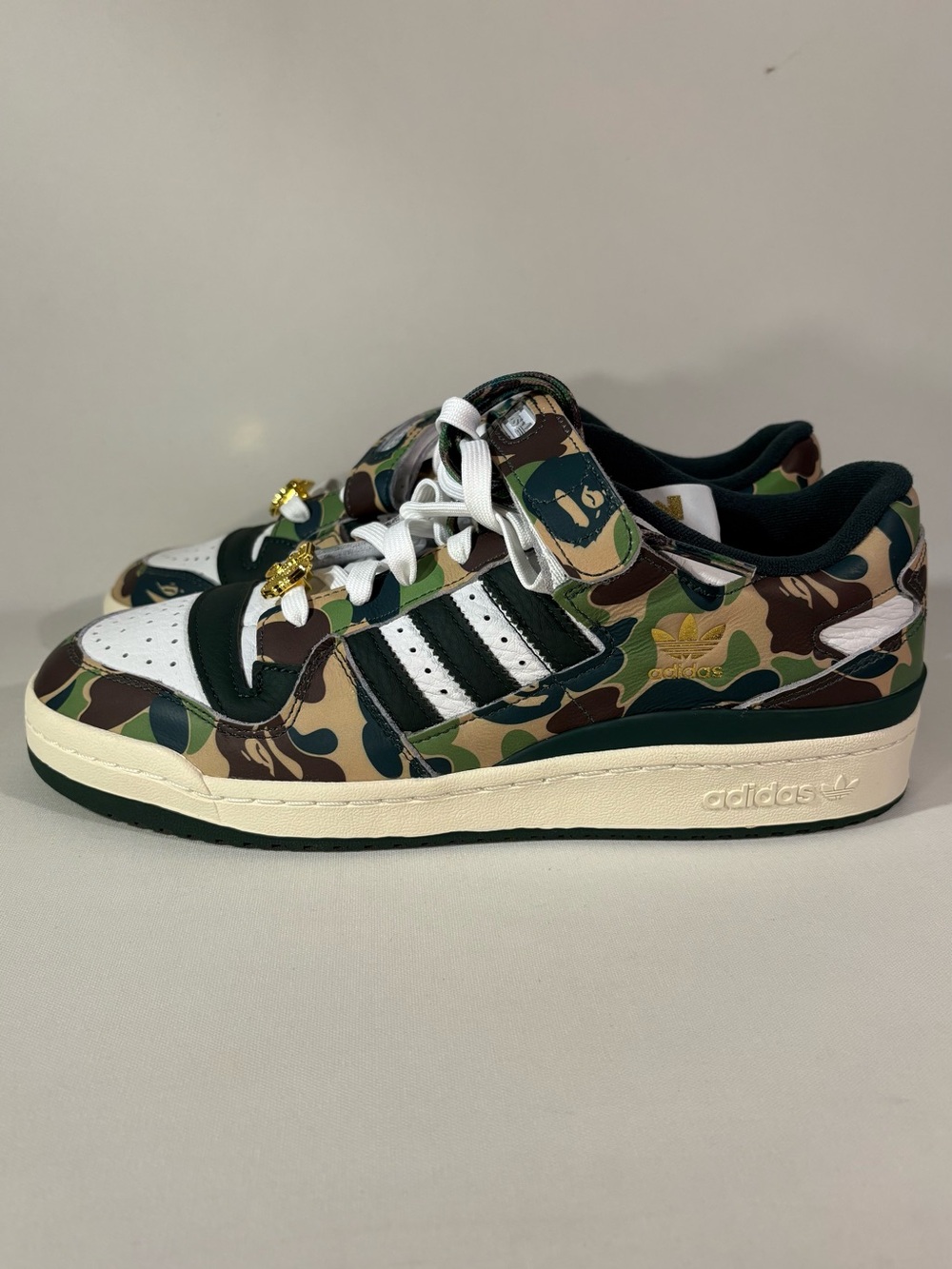 🦍 [BRAND NEW] ADIDAS FORUM 84 LOW BAPE 30th ANNIVERSARY GREEN CAMO SNEAKERS 🦍